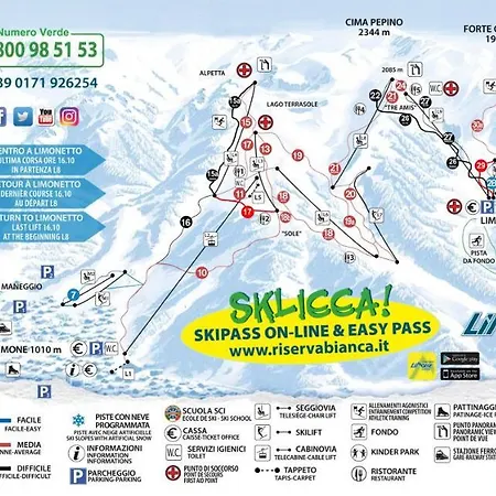 Daire Limone 1400 Sulle Piste. Cond.cabanaira